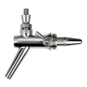Photo of V10 Polished Stainless Steel Flow Control Faucet - Lever Adjustment