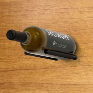 Photo of Vino Rails for Wood Surfaces - Anodized Black