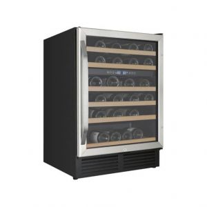 Photo of 24 inch Wide 49 Bottle Dual Zone Stainless Steel Built-In Wine Refrigerator