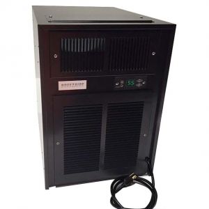 Photo of Wine Cooling Unit (650 Cu.Ft. Capacity) with Stainless Steel Base and Jet Black Finish