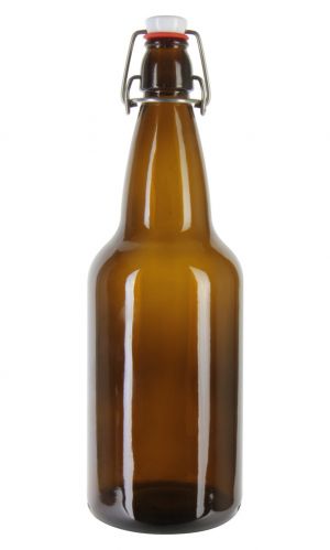 Photo of EZ Cap 500ml Flip-Top Home Brew Beer Bottles - Amber (Case of 12)