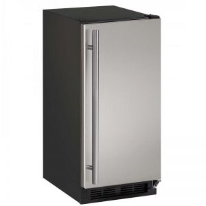 Photo of 15 inch Ice Machine - Black Cabinet and Solid Stainless Steel Door