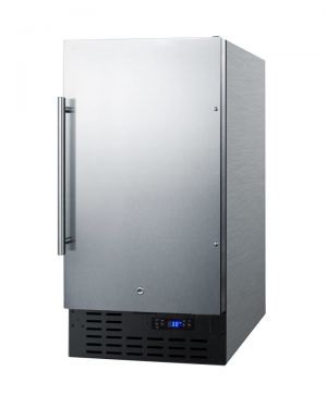 Photo of 18 inch Wide Built-In Undercounter All-Refrigerator - Stainless Steel Door