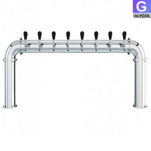 Photo of Stainless Steel 8 Faucet - 3.3 Inch Column - Glycol Cooled