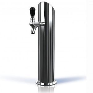 Photo of Gefest 1 Air - Polished Stainless Steel 1-Faucet Beer Tower - Air Cooled