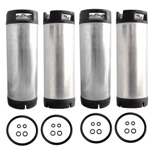 Photo of <b>BACKORDERED</b> Set of 4 - Reconditioned  5 Gallon Ball Lock Keg