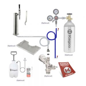 Photo of Ultimate Single Tap Tower Guinness Kegerator Conversion Kit