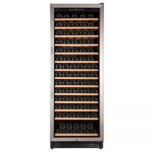 Photo of 24 inch Wide 149 Bottle Single Zone Stainless Steel Wine Refrigerator