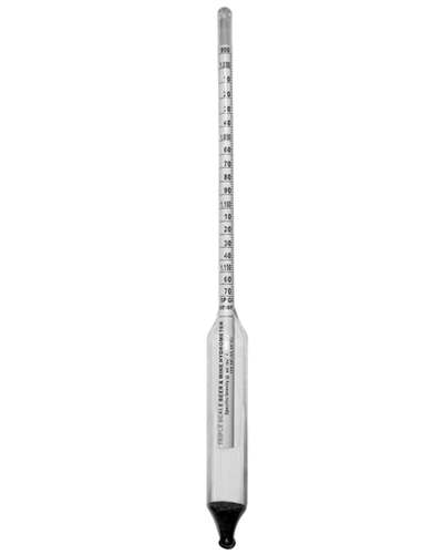 Alcohol Hydrometer Chart