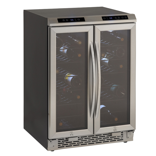 dual zone mini fridge