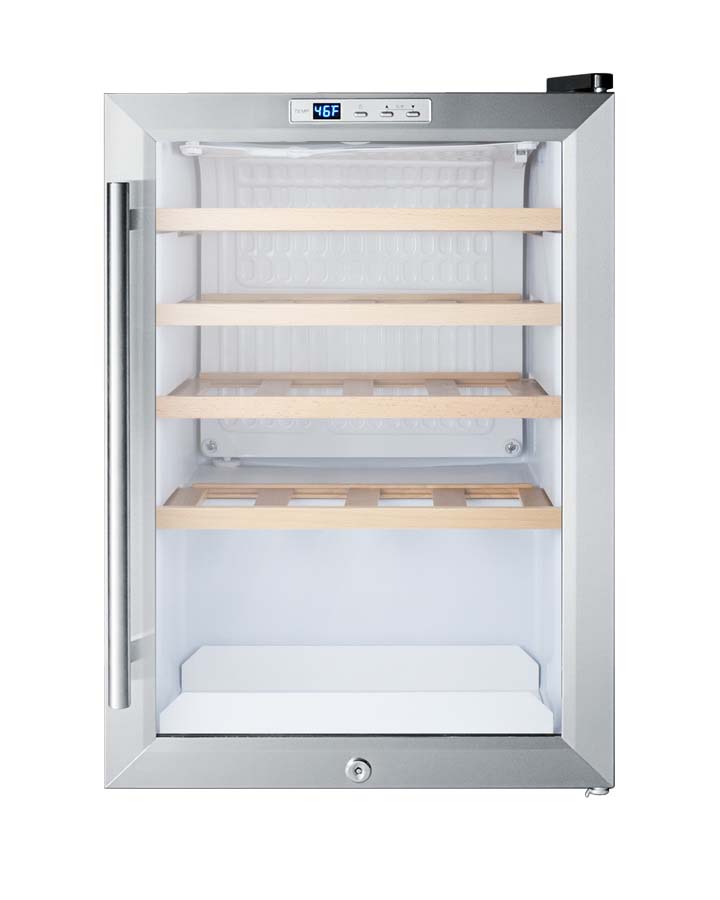 Summit SCR312LBIWC2 BuiltIn Capable Undercounter Wine Cooler Black