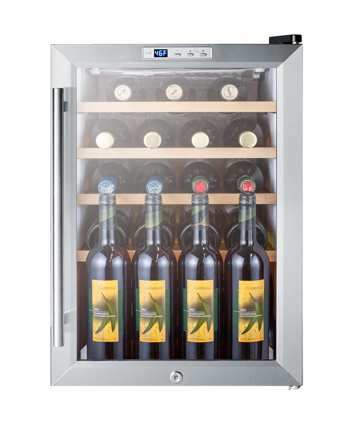 Summit Scr312lbiwc2 Built In Capable Undercounter Wine Cooler