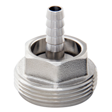 Threaded Faucet Adapter with Hose Nipple