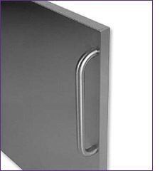 Wrapped Stainless Steel Door with 12-inch Pro Handle