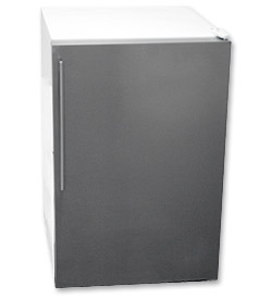 Wrapped Stainless Steel Door with Stainless Steel Vertical Handle